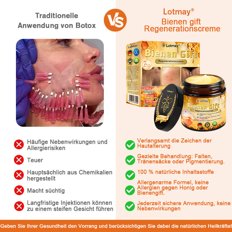 "Hergestellt in Deutschland, Versand aus Deutschland|✅ Offizieller Store✨Lotmay® Bienengift Regenerationscreme 🔥 LETZTER TAG 80% RABATT💎"