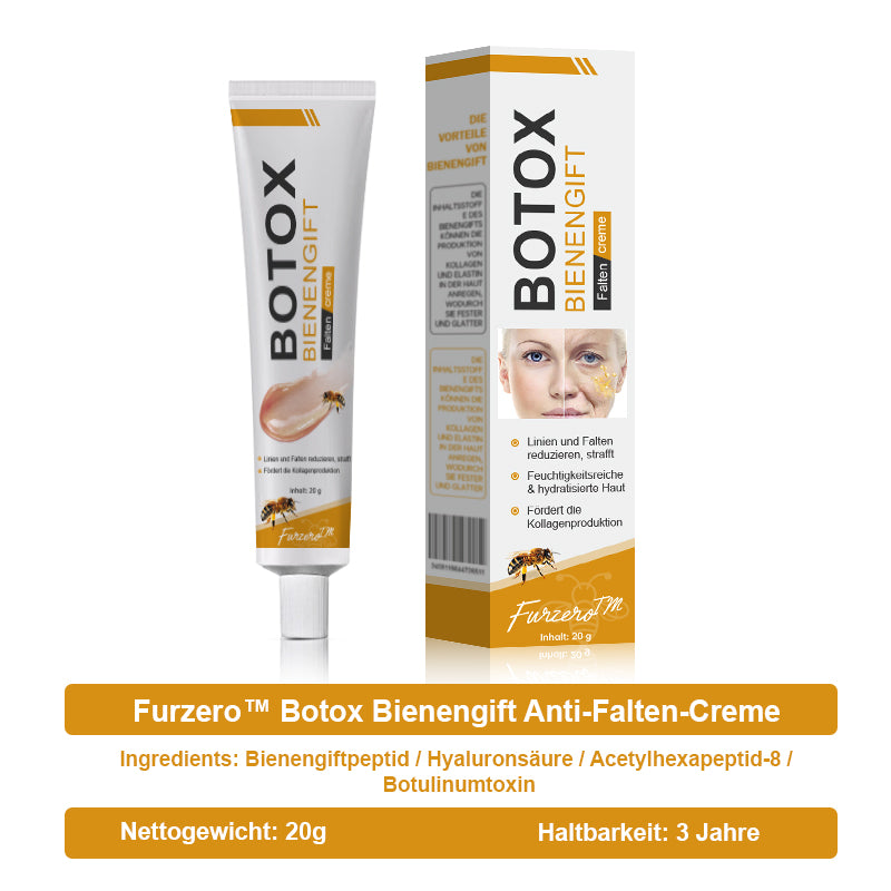 Letzter Tag der Aktion: 70 % Rabatt - ✨Furzero™ Botox Bienenvenom Faltenentfernungscreme