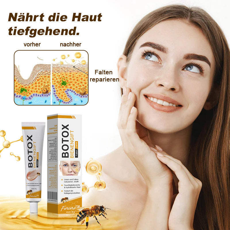 Letzter Tag der Aktion: 70 % Rabatt - ✨Furzero™ Botox Bienenvenom Faltenentfernungscreme