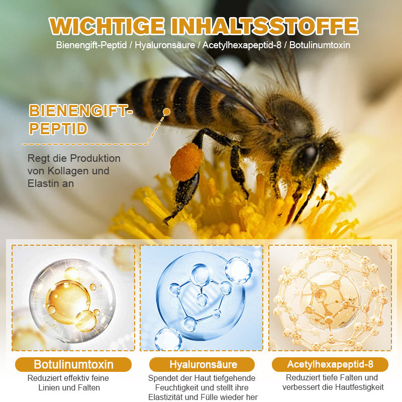 Letzter Tag der Aktion: 70 % Rabatt - ✨Furzero™ Botox Bienenvenom Faltenentfernungscreme